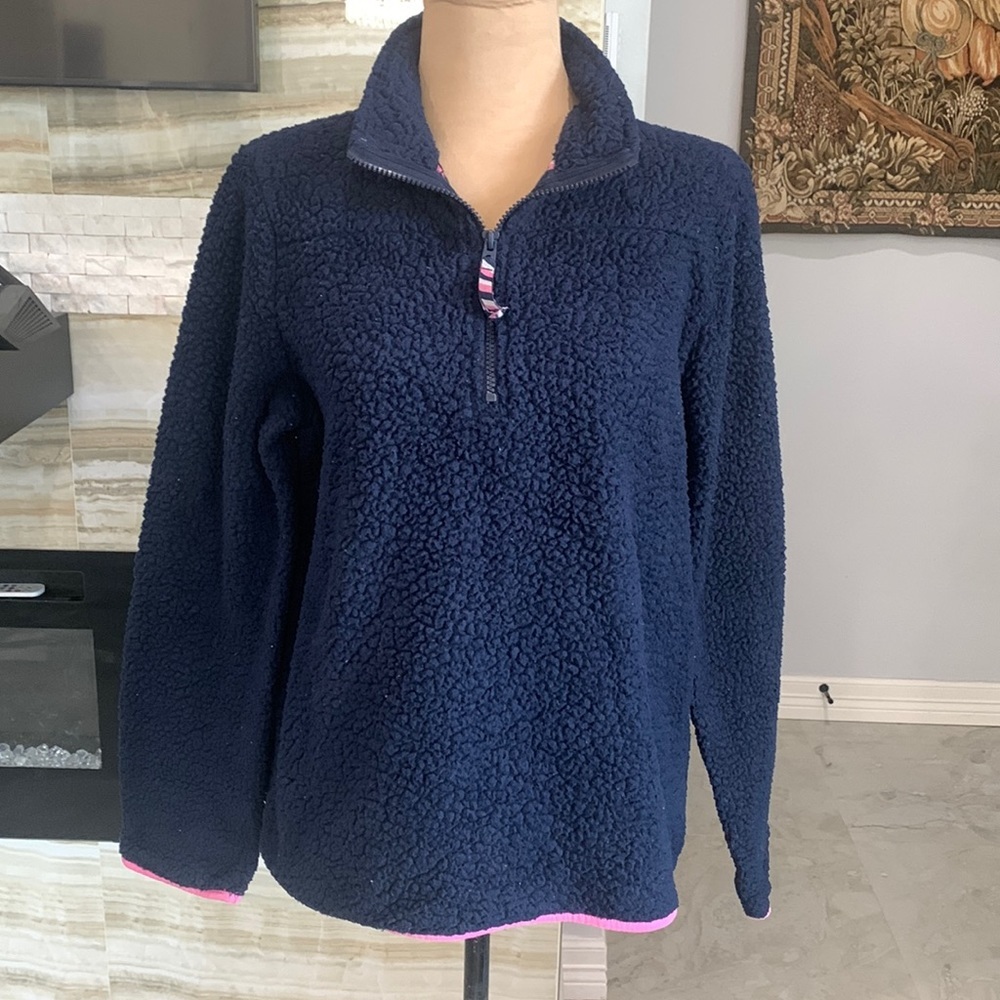 Prince & Fox Navy Blue Pullover. Size L (962)